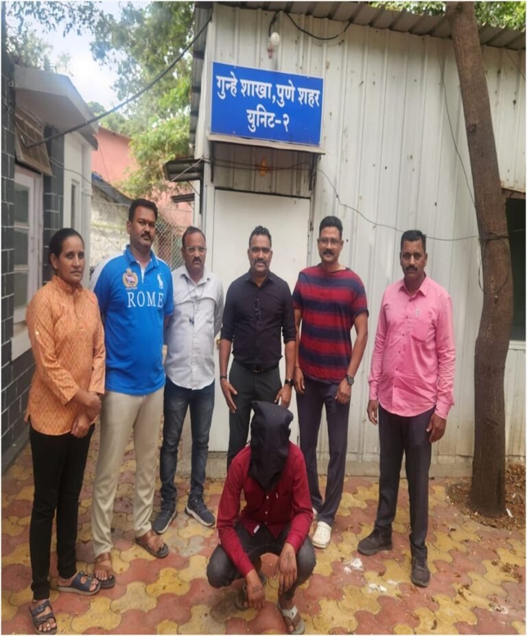 एक वर्षापासुन आंबेगाव पोलीस स्टेशन कडील गुन्हयामध्ये पाहिजे असलेला रेकार्डवरील सराईत आरोपी जेरंबद