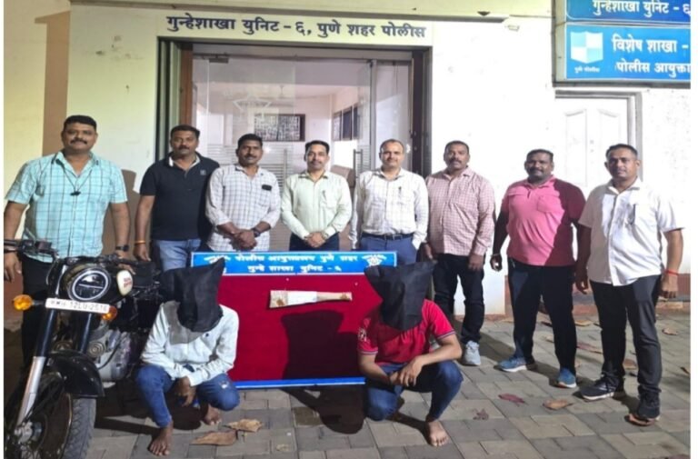 ​पुण्यात रील्सचा नाद नडला! बुलेटचे फटाके फोडून आणि कोयता फिरवून दहशत माजवणारी टोळी जेरबंद; युनिट ६ गुन्हे शाखेची मोठी कारवाई